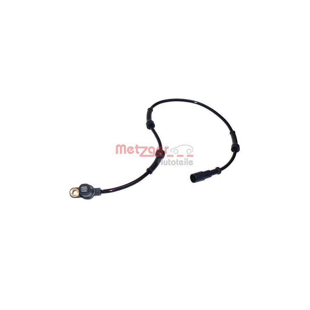 Sensor, Raddrehzahl METZGER 0900279 für RENAULT, Vorderachse