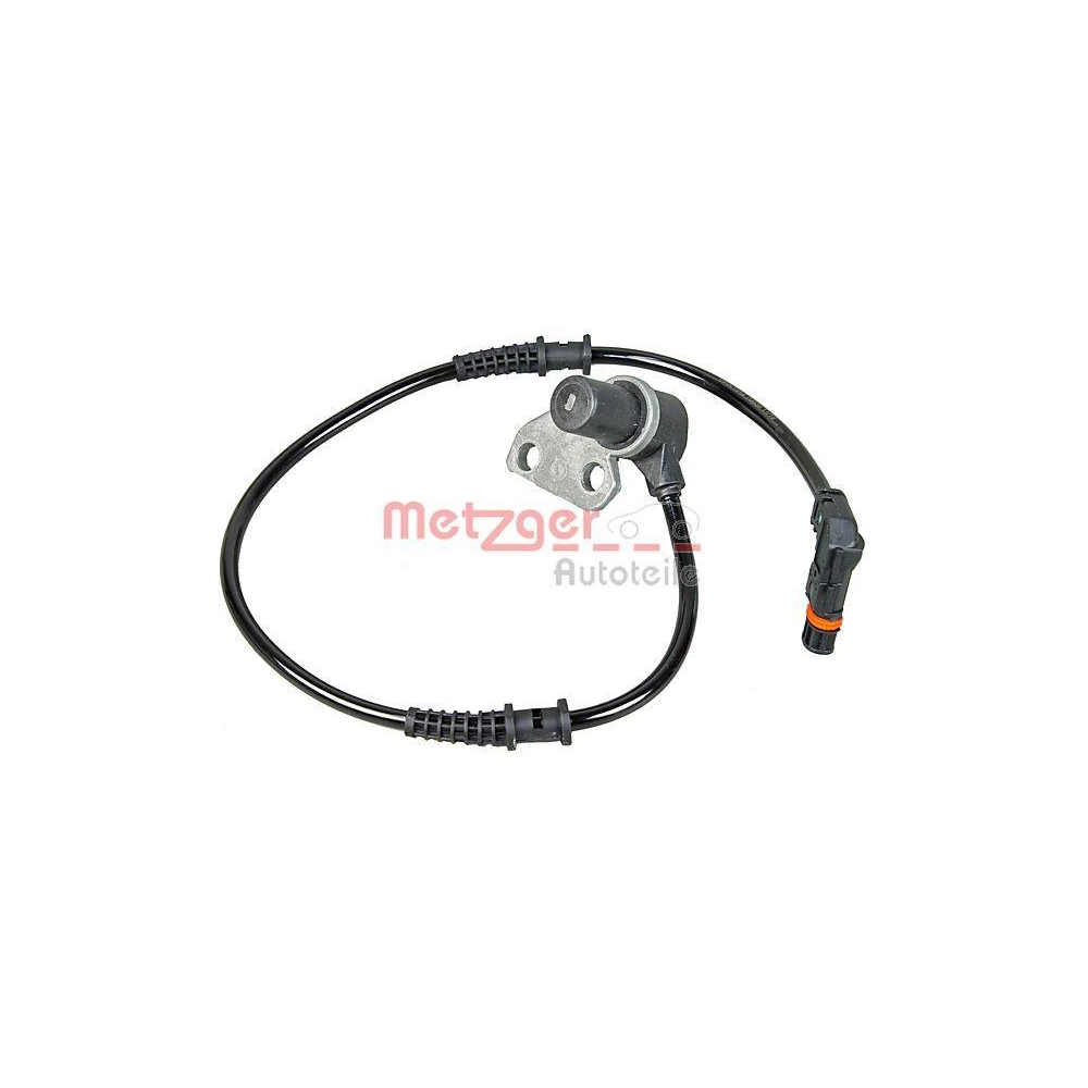 Sensor, Raddrehzahl METZGER 09001042 für MERCEDES-BENZ, Vorderachse rechts