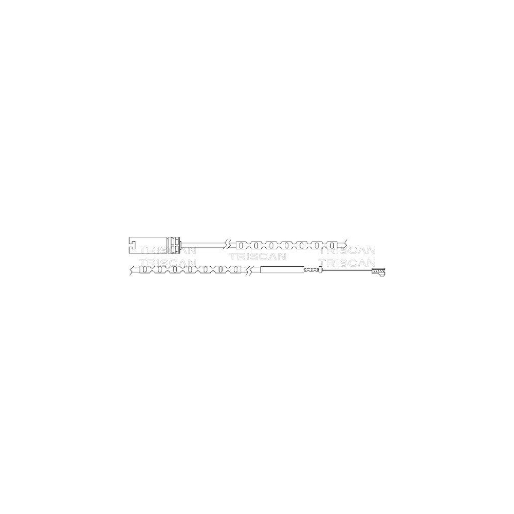 Warnkontakt, Bremsbelagverschleiß TRISCAN 8115 17021 für MINI, Hinterachse