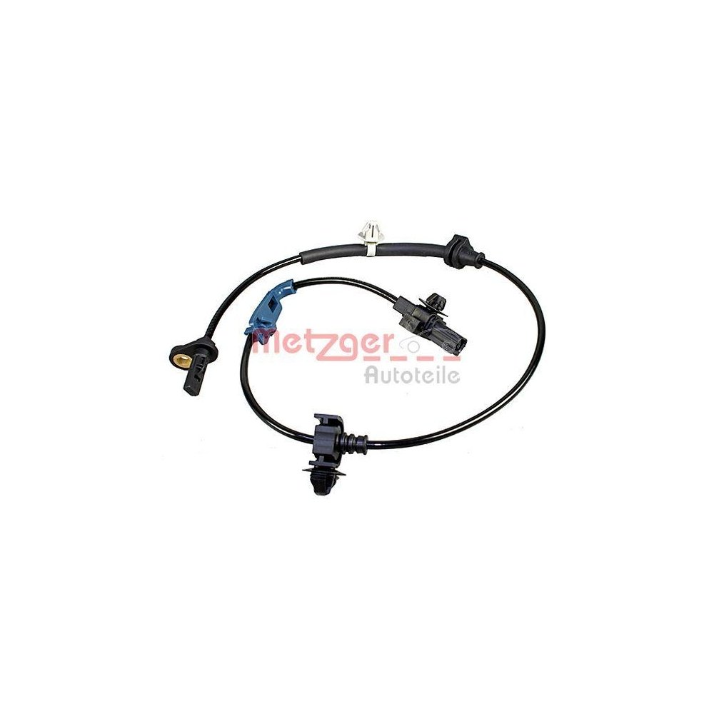 Sensor, Raddrehzahl METZGER 09001046 f&uuml;r HONDA, Vorderachse links