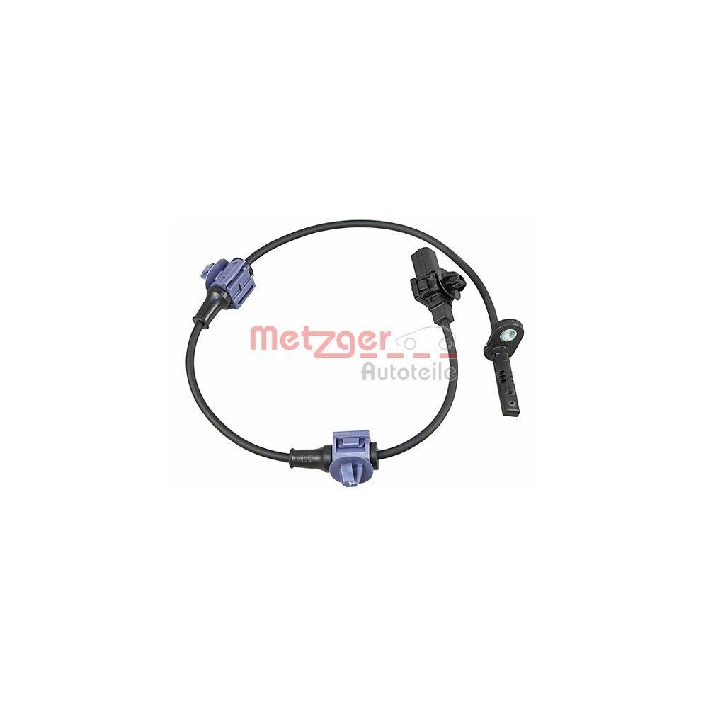 Sensor, Raddrehzahl METZGER 09001048 für HONDA, Hinterachse links