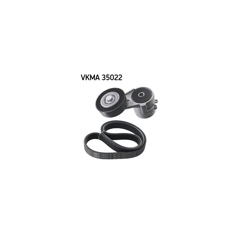 Keilrippenriemensatz SKF VKMA 35022 für OPEL SAAB VAUXHALL