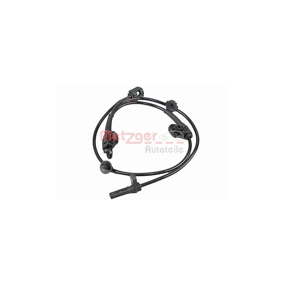 Sensor, Raddrehzahl METZGER 09001056 für MAZDA, Vorderachse