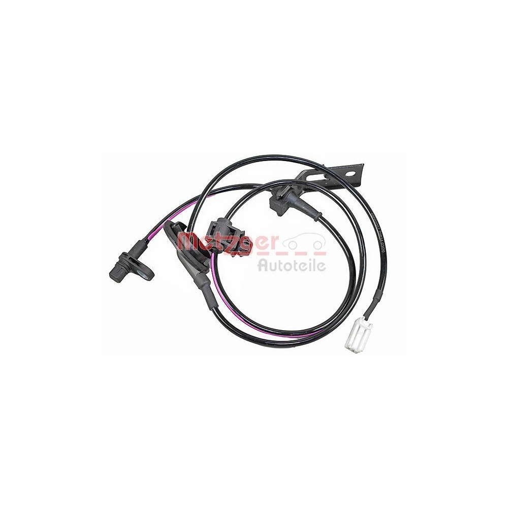 Sensor, Raddrehzahl METZGER 09001057 für MAZDA, Hinterachse