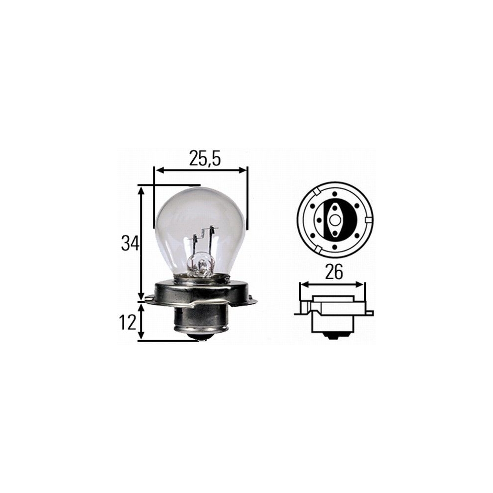 Glühlampe HELLA 8GA 008 899-061 STANDARD