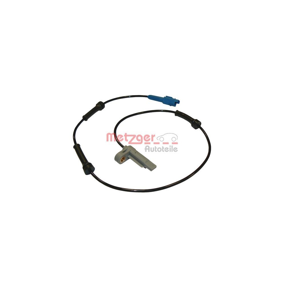 Sensor, Raddrehzahl METZGER 0900312 für PEUGEOT, Hinterachse