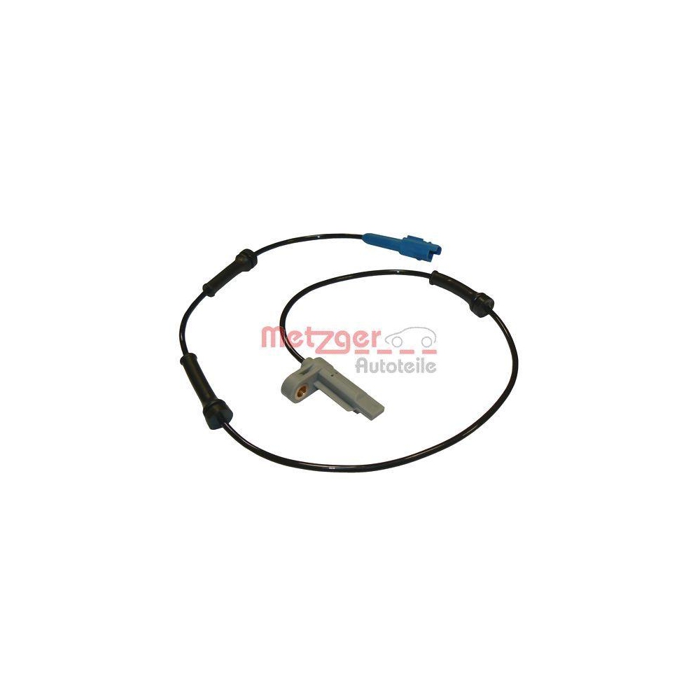 Sensor, Raddrehzahl METZGER 0900312 f&uuml;r PEUGEOT, Hinterachse