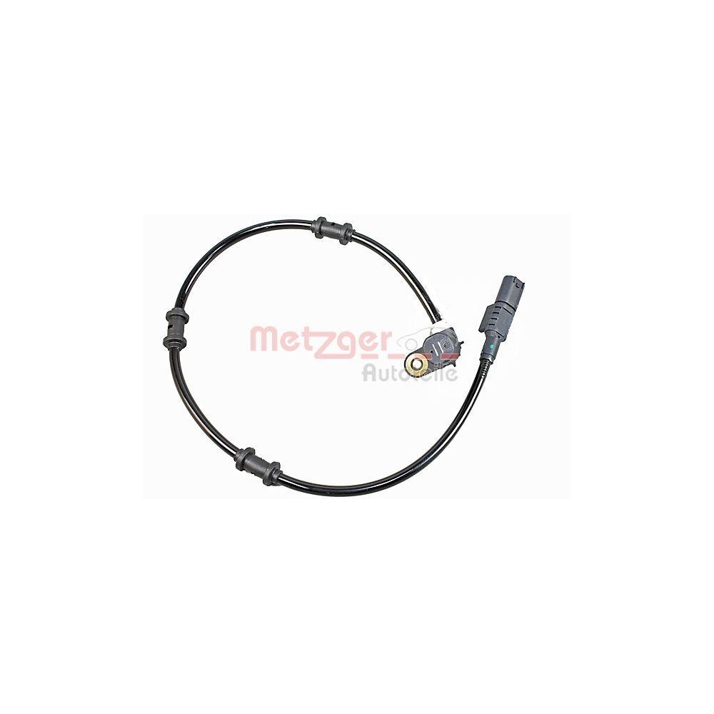 Sensor, Raddrehzahl METZGER 09001062 für MERCEDES-BENZ, Hinterachse rechts