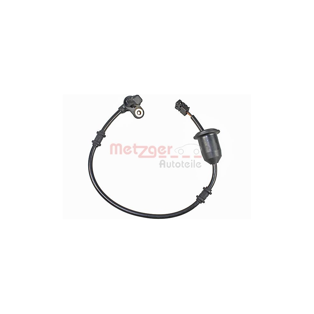 Sensor, Raddrehzahl METZGER 09001067 für MERCEDES-BENZ, Hinterachse links