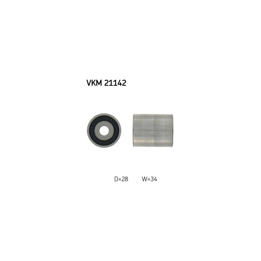 Umlenk-/Führungsrolle, Zahnriemen SKF VKM 21142 für AUDI FORD SEAT SKODA VW