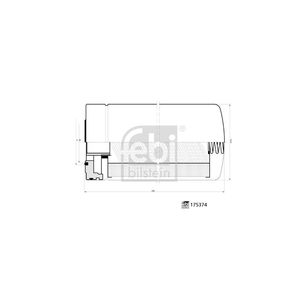 Febi Bilstein 1x 175374 Hydraulikfilter für Automatikgetriebe