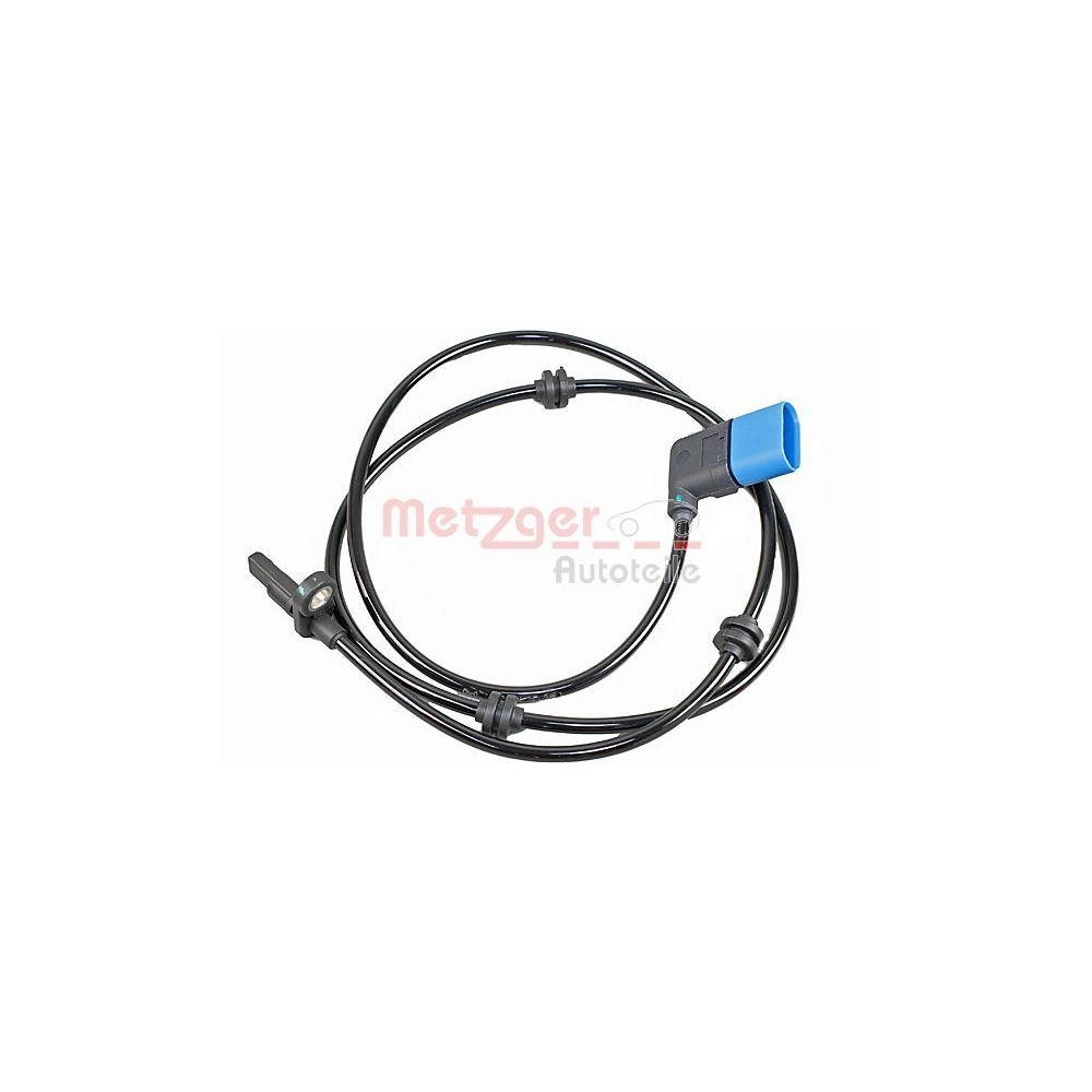 Sensor, Raddrehzahl METZGER 09001072 GREENPARTS für MERCEDES-BENZ, Hinterachse