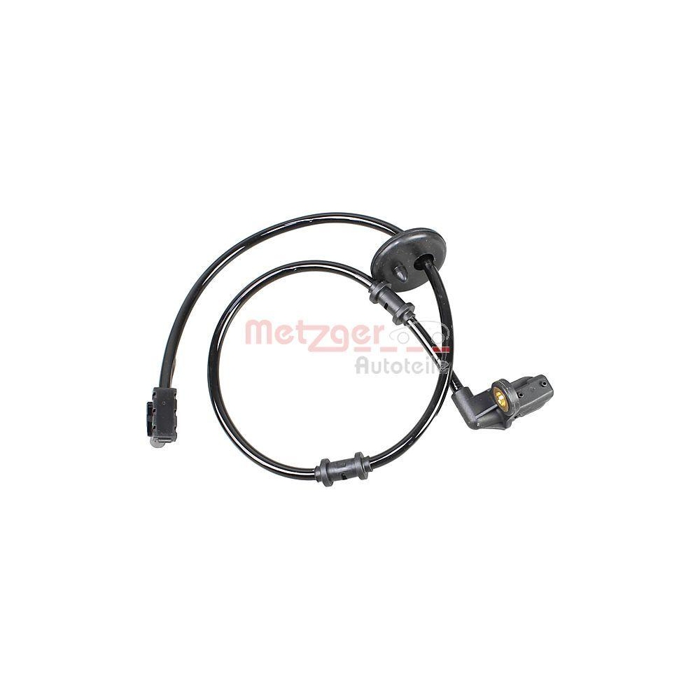 Sensor, Raddrehzahl METZGER 09001078 für MERCEDES-BENZ, Hinterachse links