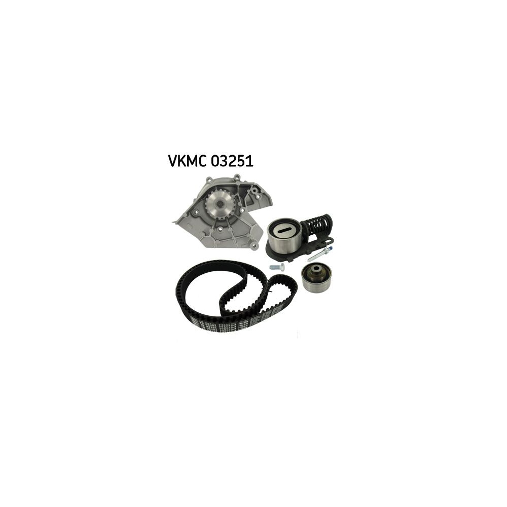 Wasserpumpe + Zahnriemensatz SKF VKMC 03251 für AUDI CITROËN FIAT LANCIA PEUGEOT