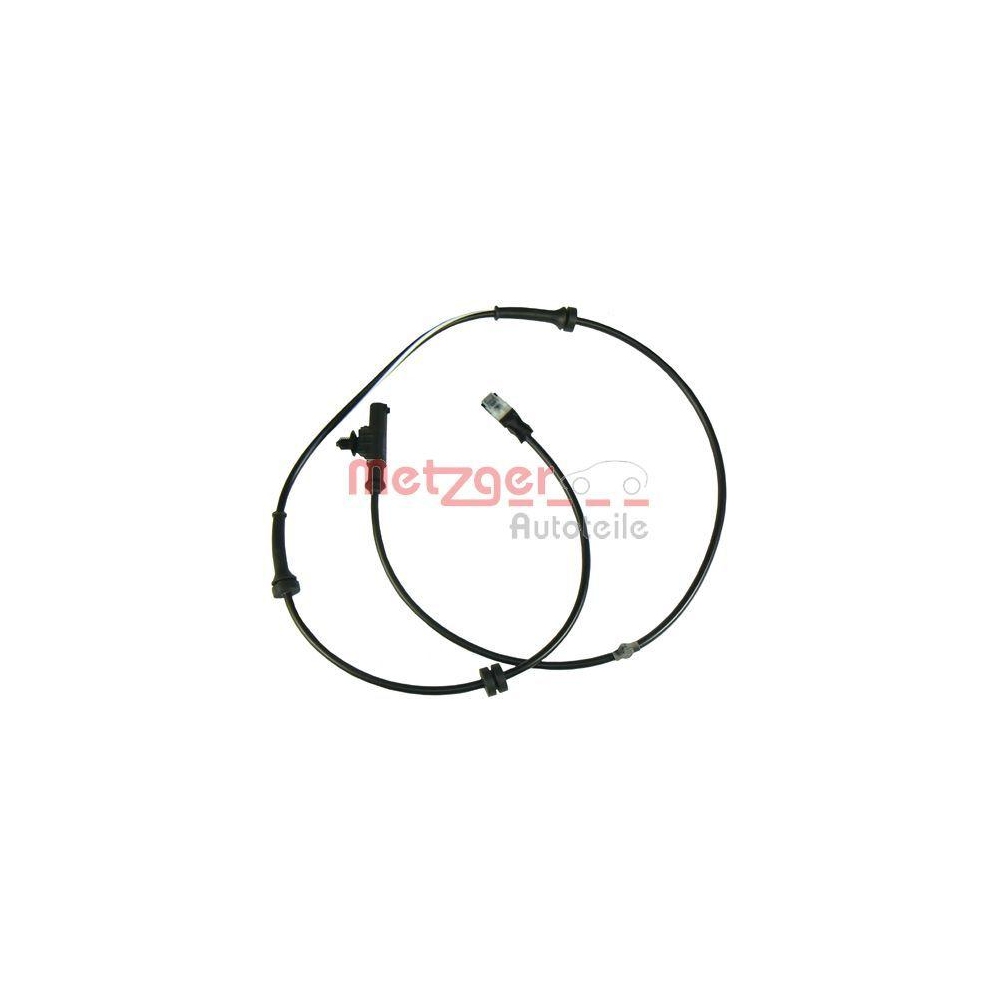 Sensor, Raddrehzahl METZGER 0900384 ORIGINAL ERSATZTEIL für NISSAN, Vorderachse