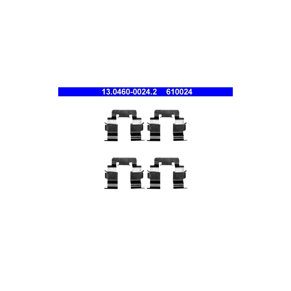 Zubehörsatz, Scheibenbremsbelag ATE 13.0460-0024.2 für, Vorderachse