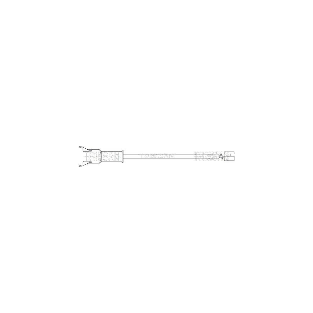 Warnkontakt, Bremsbelagverschleiß TRISCAN 8115 10002 für JAGUAR, Hinterachse