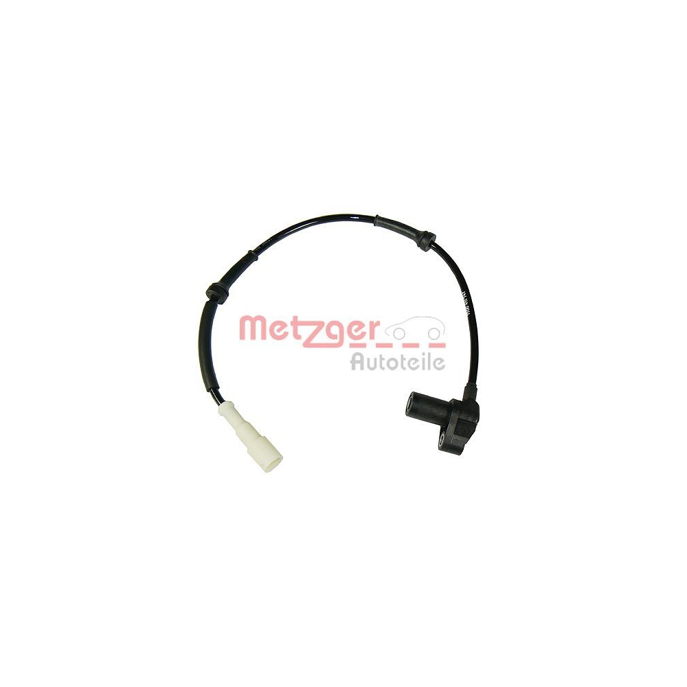 Sensor, Raddrehzahl METZGER 0900398 für RENAULT, Vorderachse