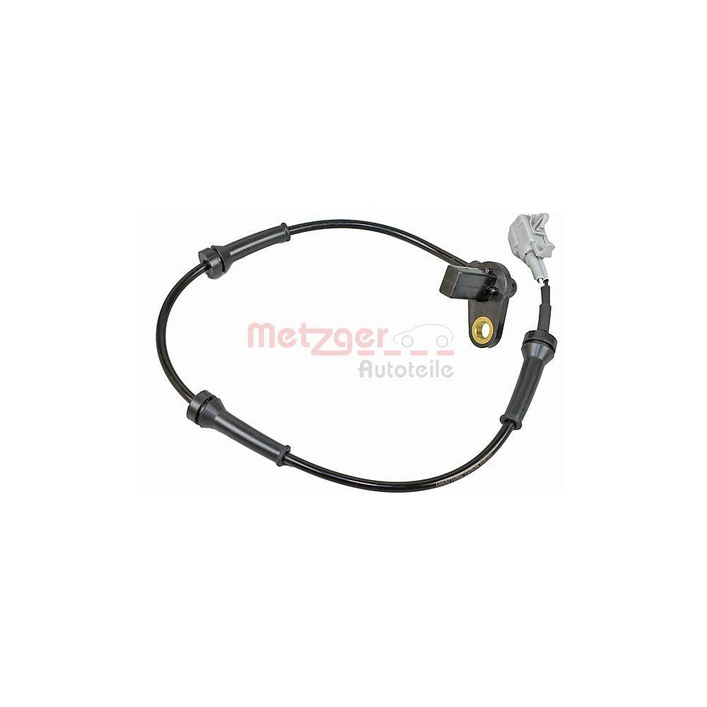 Sensor, Raddrehzahl METZGER 09001092 für NISSAN, Hinterachse rechts