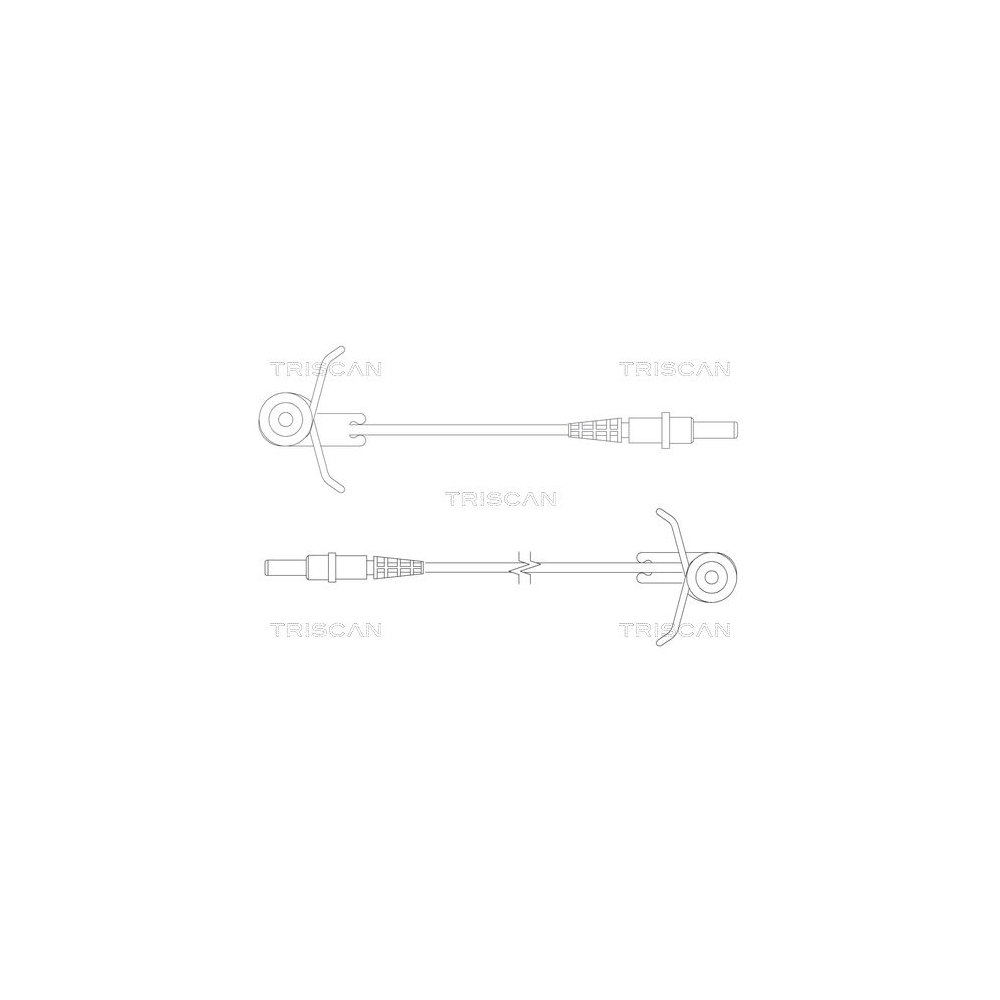 Warnkontakt, Bremsbelagverschleiß TRISCAN 8115 10004 für, Vorderachse, außen