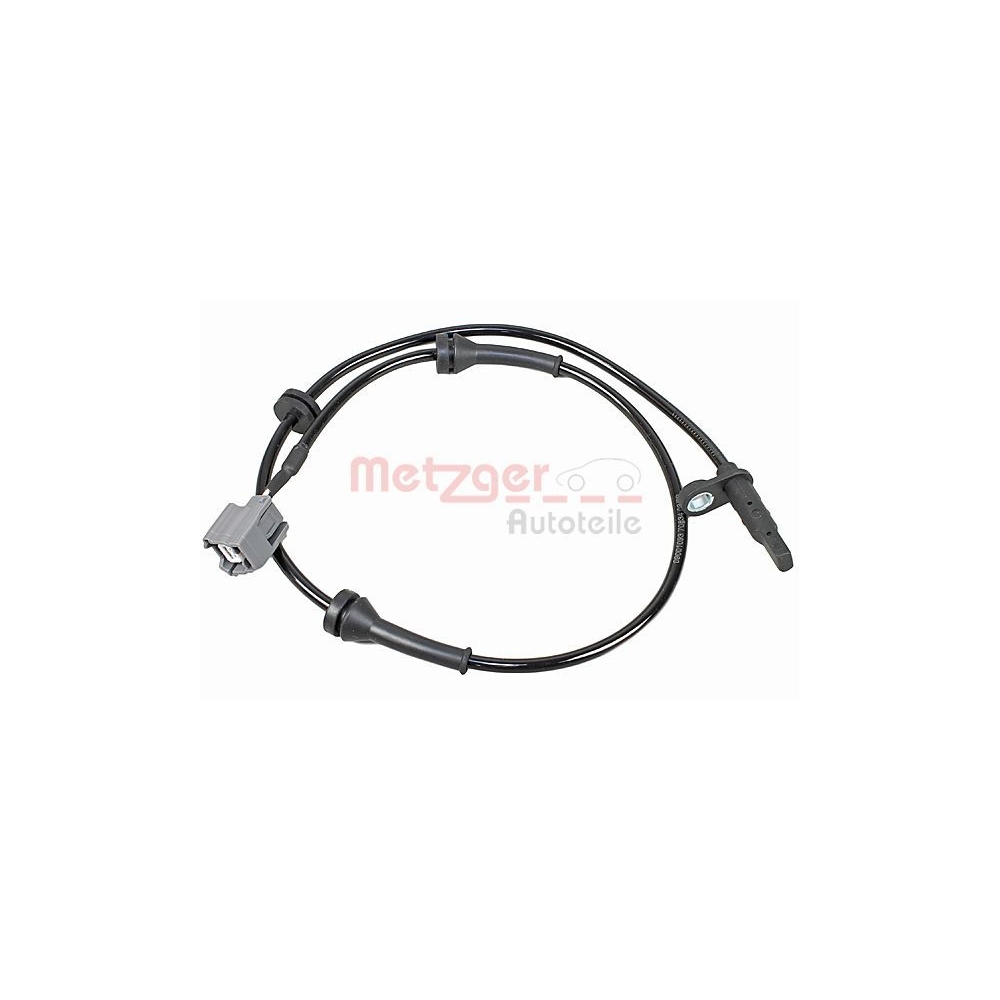 Sensor, Raddrehzahl METZGER 09001093 für NISSAN RENAULT, Vorderachse