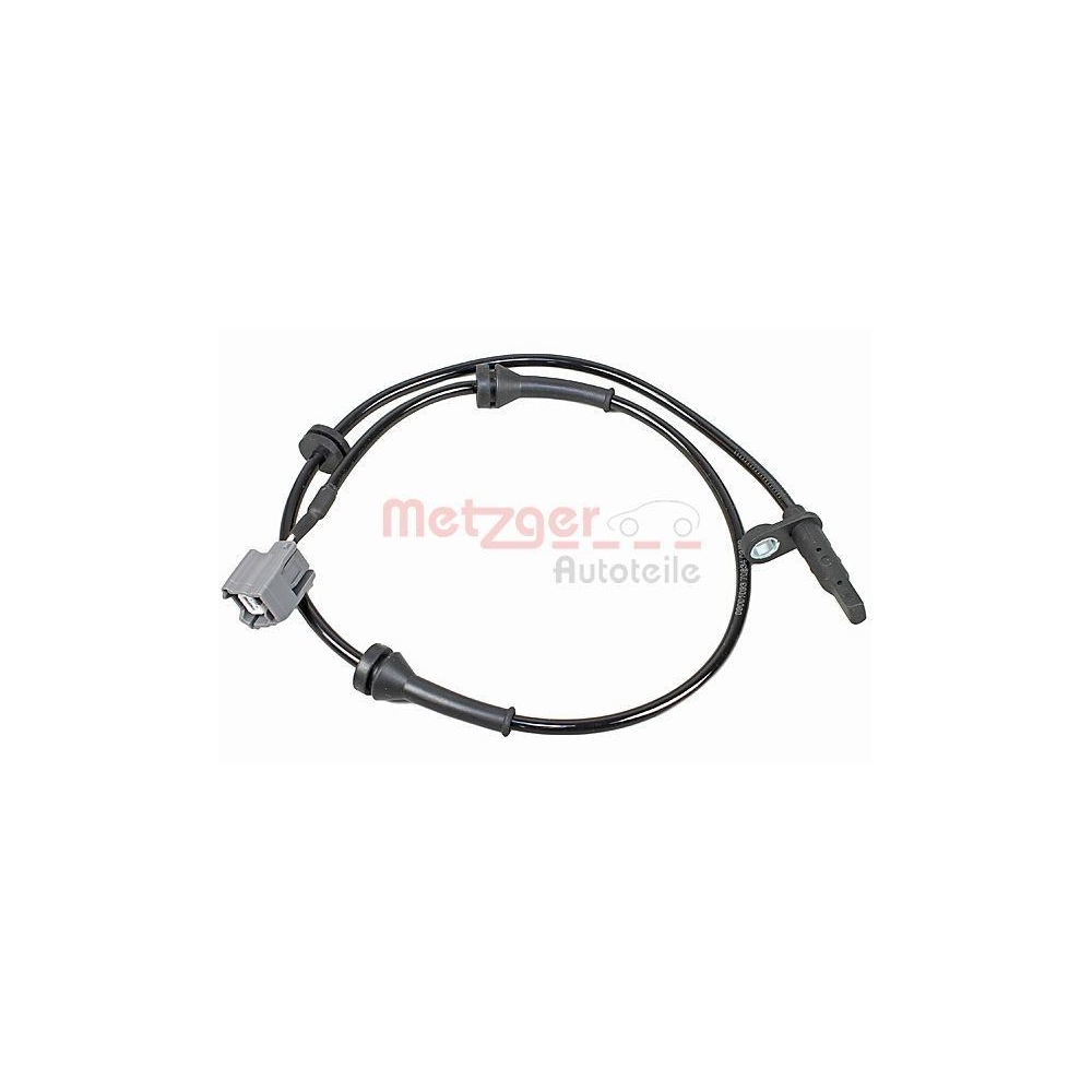 Sensor, Raddrehzahl METZGER 09001093 f&uuml;r NISSAN RENAULT, Vorderachse