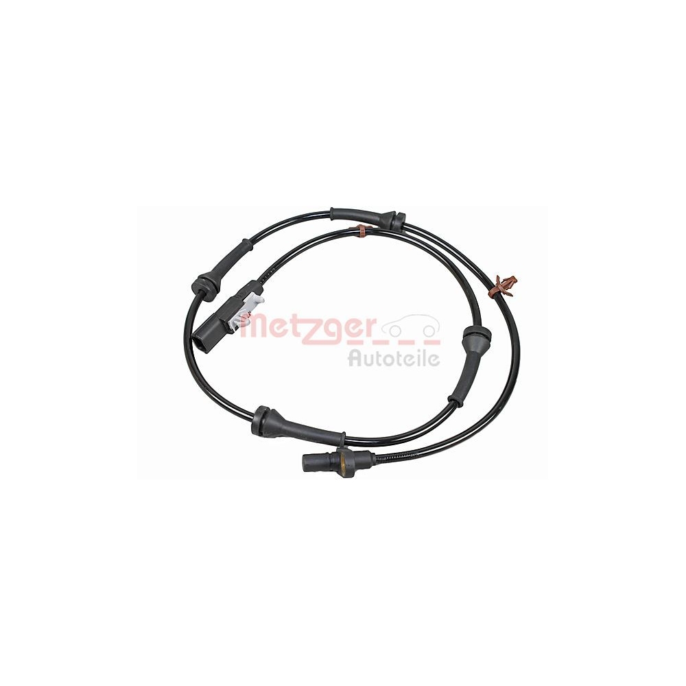 Sensor, Raddrehzahl METZGER 09001094 für NISSAN, Hinterachse