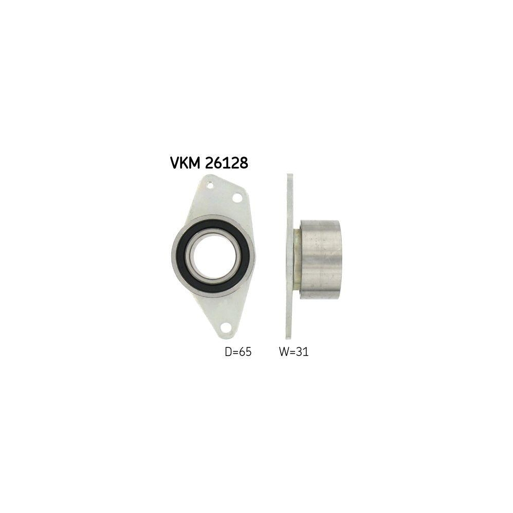 Umlenk-/Führungsrolle, Zahnriemen SKF VKM 26128 für OPEL RENAULT, rechts