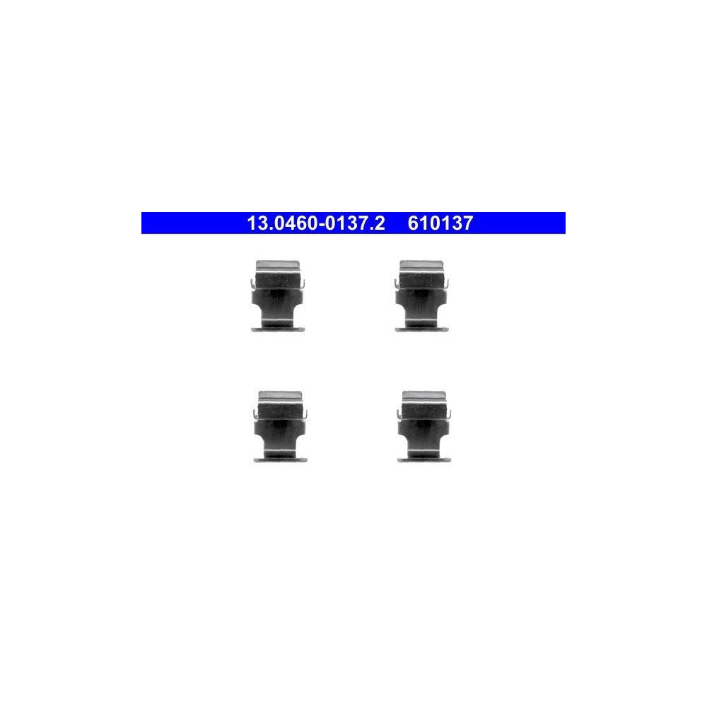 Zubehörsatz, Scheibenbremsbelag ATE 13.0460-0137.2 für, Hinterachse