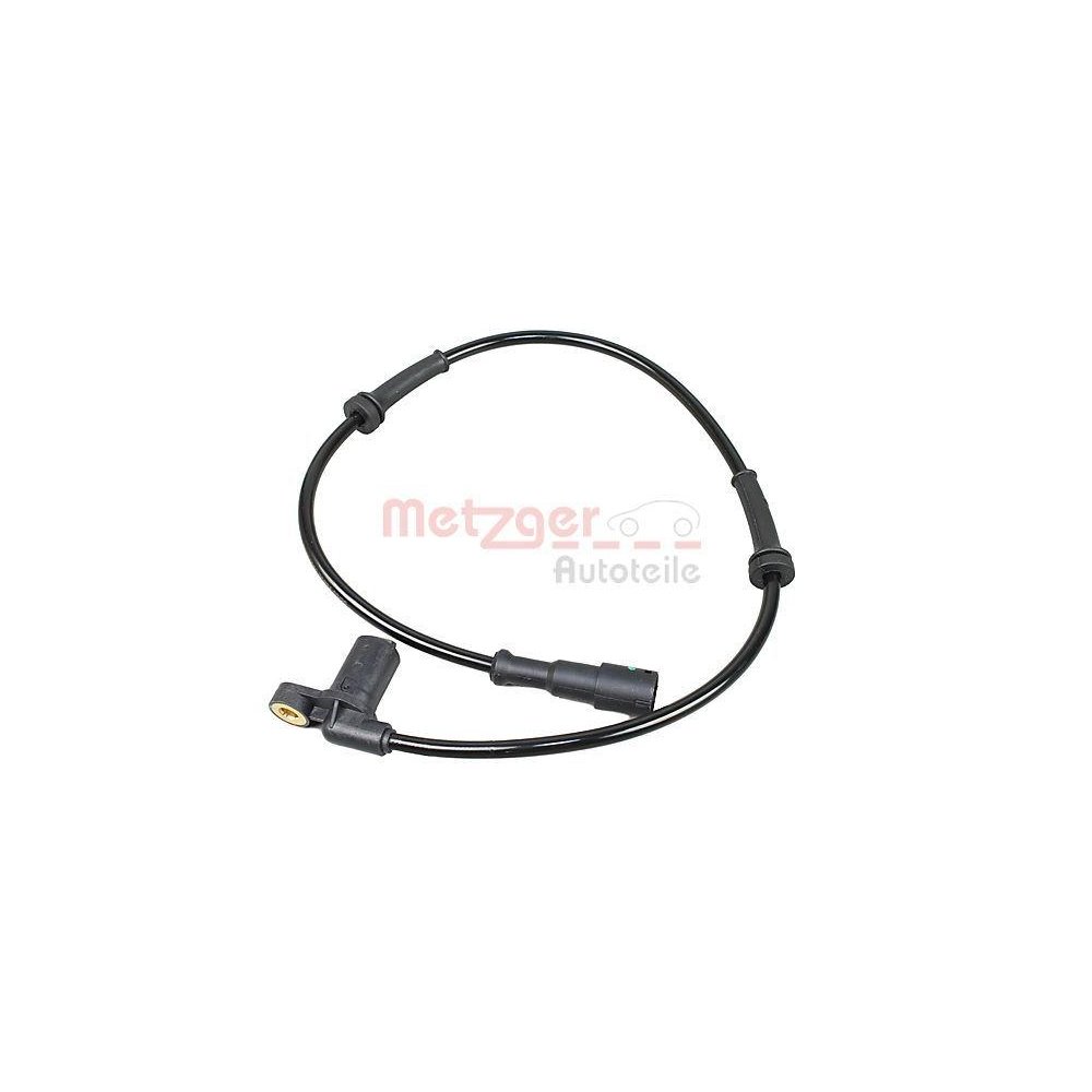 Sensor, Raddrehzahl METZGER 09001099 für RENAULT, Vorderachse