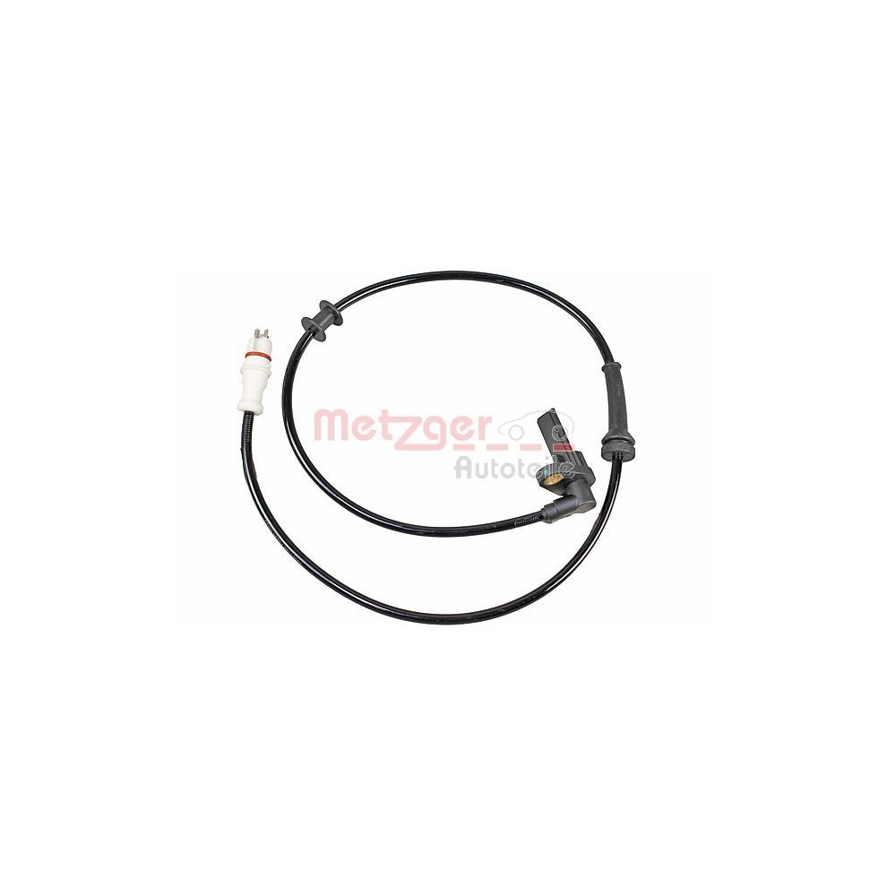 Sensor, Raddrehzahl METZGER 09001100 für RENAULT, Hinterachse rechts