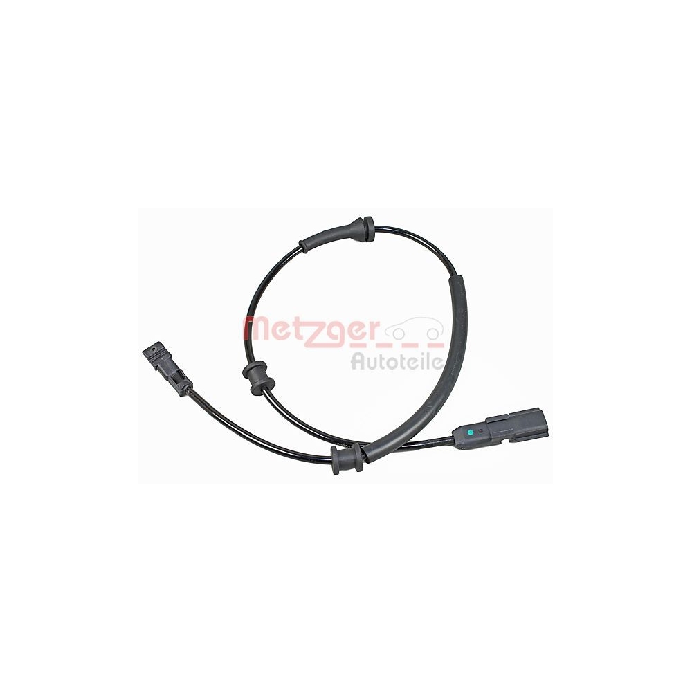 Sensor, Raddrehzahl METZGER 09001101 für RENAULT, Hinterachse