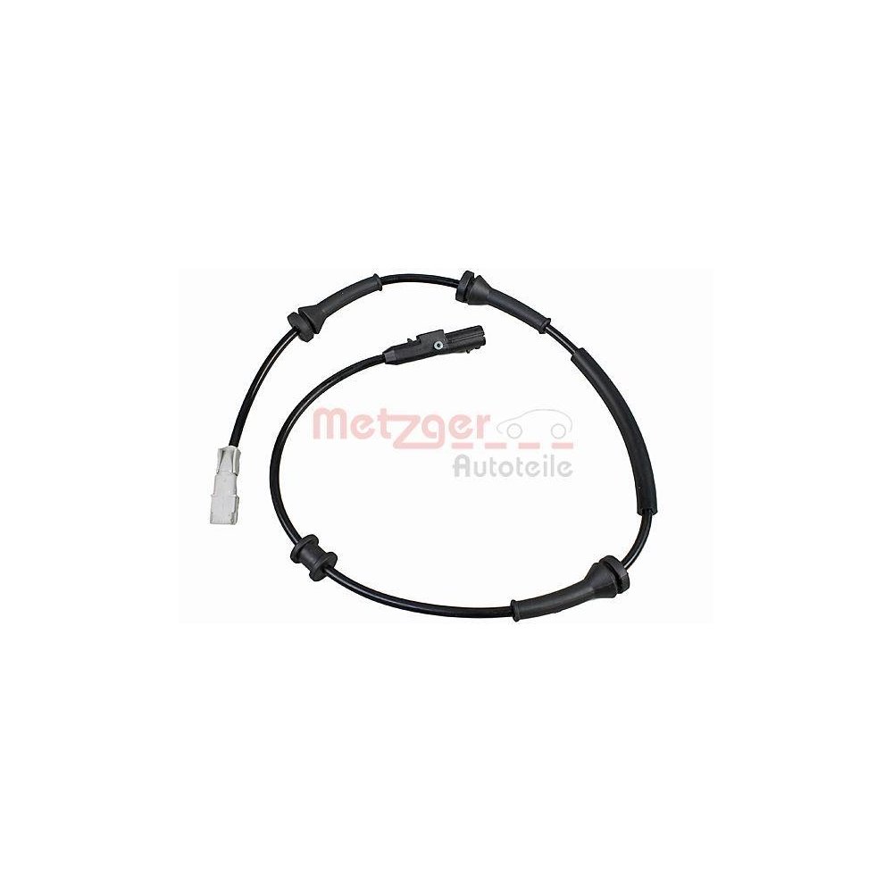 Sensor, Raddrehzahl METZGER 09001102 für RENAULT, Hinterachse