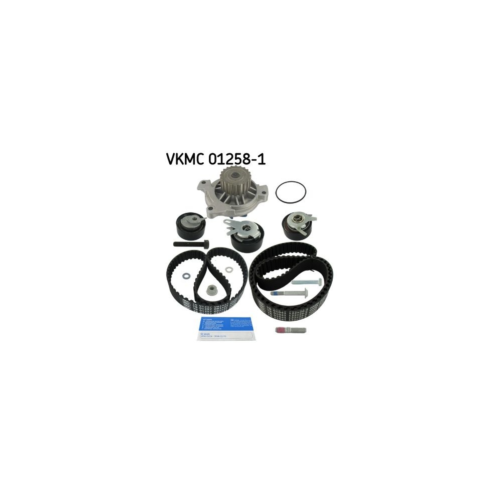 Wasserpumpe + Zahnriemensatz SKF VKMC 01258-1 für AUDI SEAT SKODA VOLVO VW