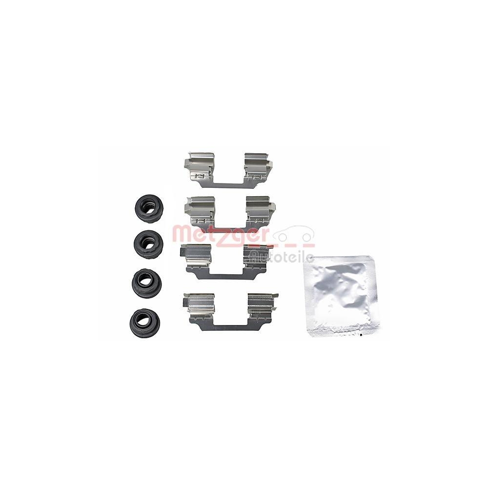Zubehörsatz, Scheibenbremsbelag METZGER 109-0101 für, Vorderachse