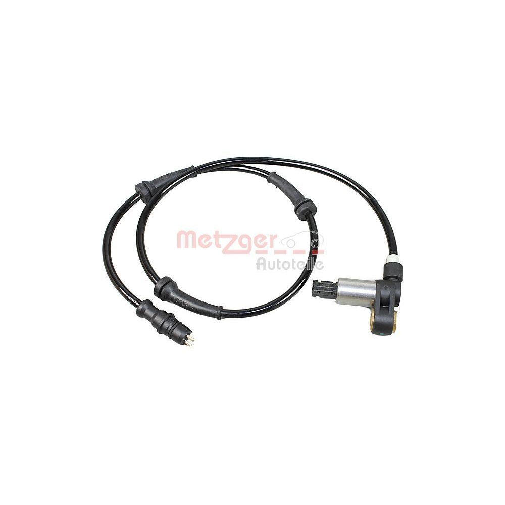 Sensor, Raddrehzahl METZGER 09001105 für RENAULT, Hinterachse links