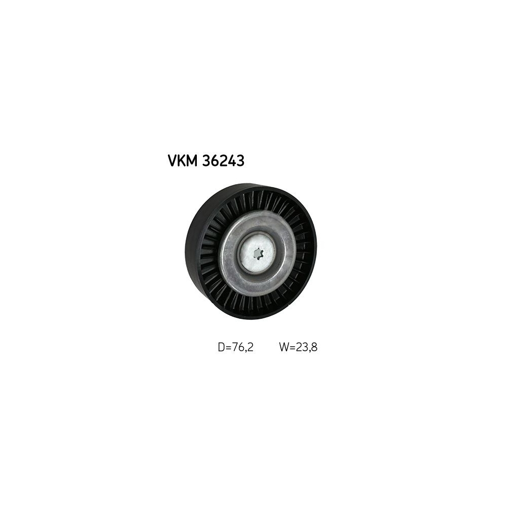 Umlenk-/Führungsrolle, Keilrippenriemen SKF VKM 36243 für FORD VOLVO LAND ROVER