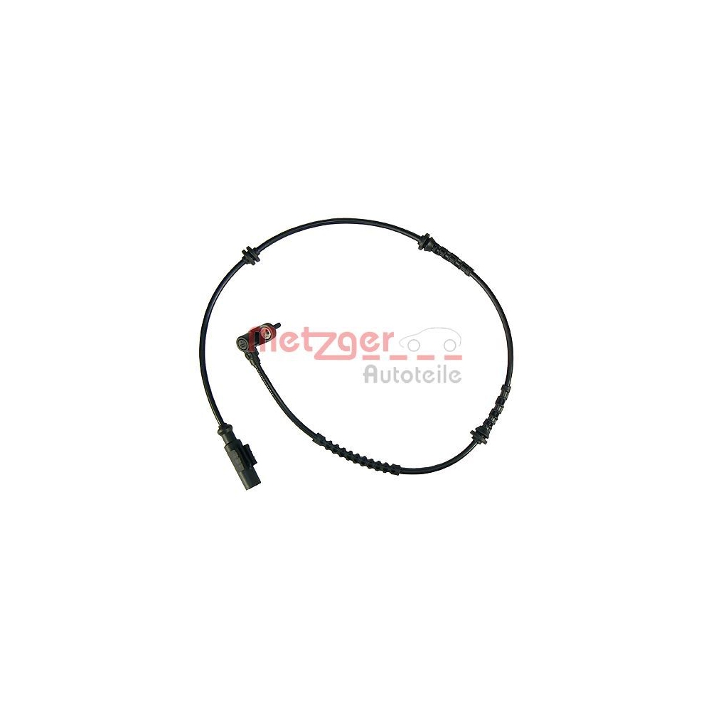 Sensor, Raddrehzahl METZGER 0900473 ORIGINAL ERSATZTEIL für OPEL, Vorderachse