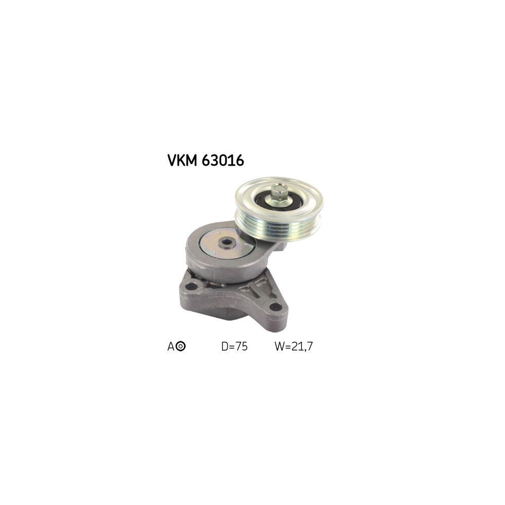 Spannrolle, Keilrippenriemen SKF VKM 63016 für HONDA