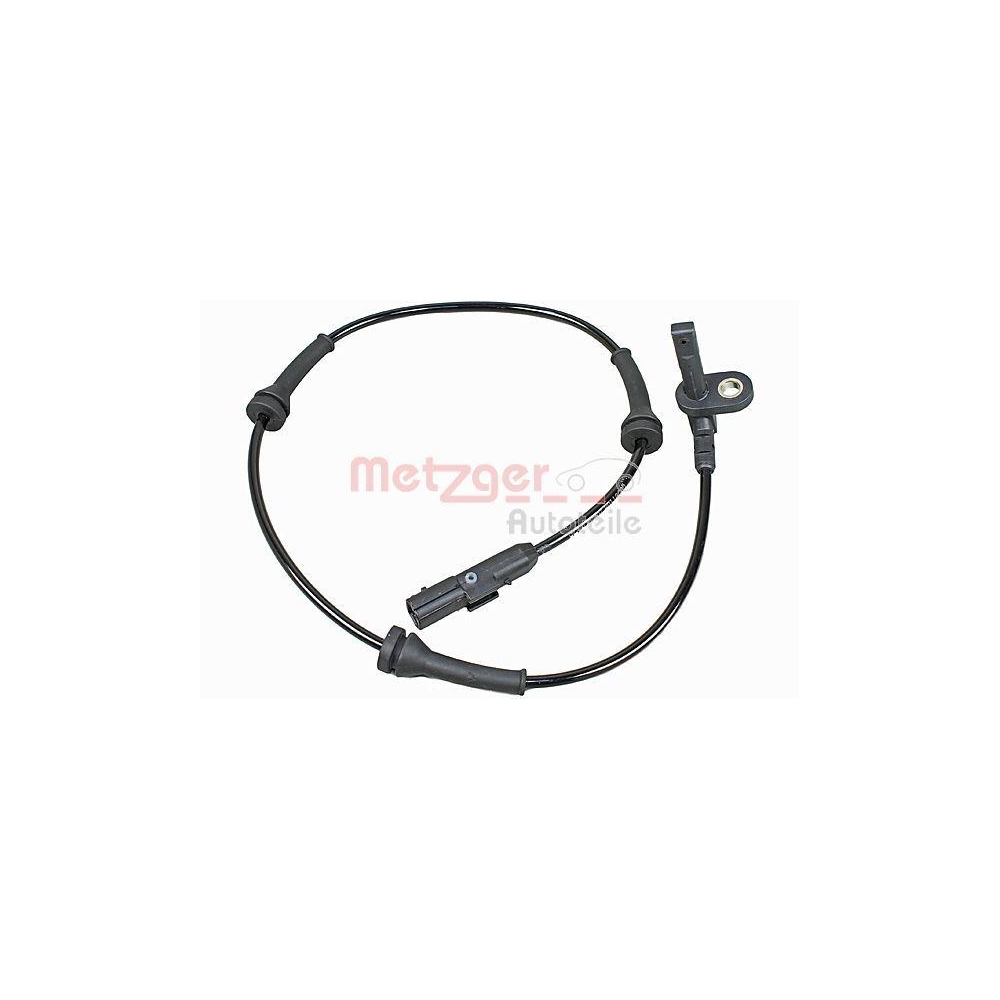 Sensor, Raddrehzahl METZGER 09001108 für RENAULT, Vorderachse rechts