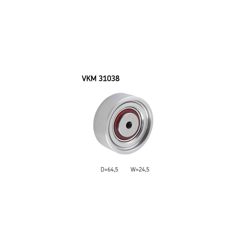 Umlenk-/Führungsrolle, Keilrippenriemen SKF VKM 31038 für AUDI SEAT SKODA VW