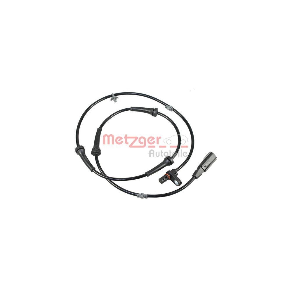 Sensor, Raddrehzahl METZGER 0900486 für NISSAN, Hinterachse