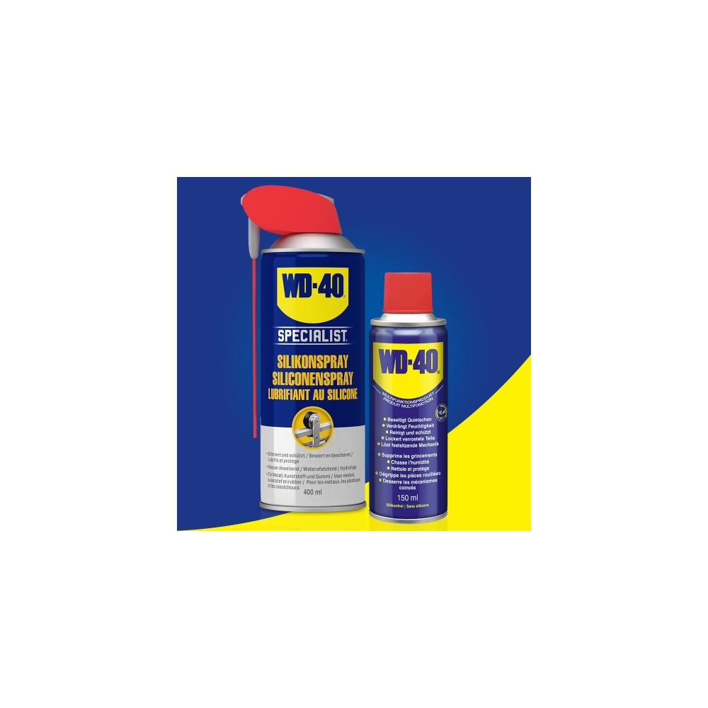 WD-40 SPECIALIST Silikon SET Silikonspray 400ml 1x Multifunktionsprodukt 150ml