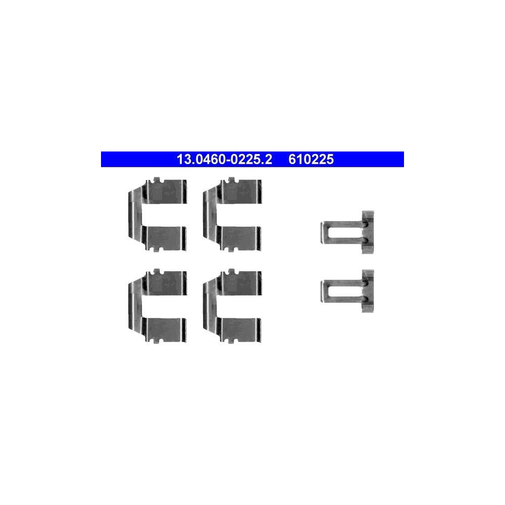 Zubehörsatz, Scheibenbremsbelag ATE 13.0460-0225.2 für, Hinterachse