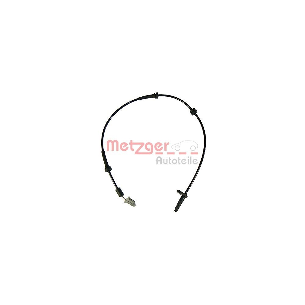 Sensor, Raddrehzahl METZGER 0900510 ORIGINAL ERSATZTEIL für NISSAN, Vorderachse