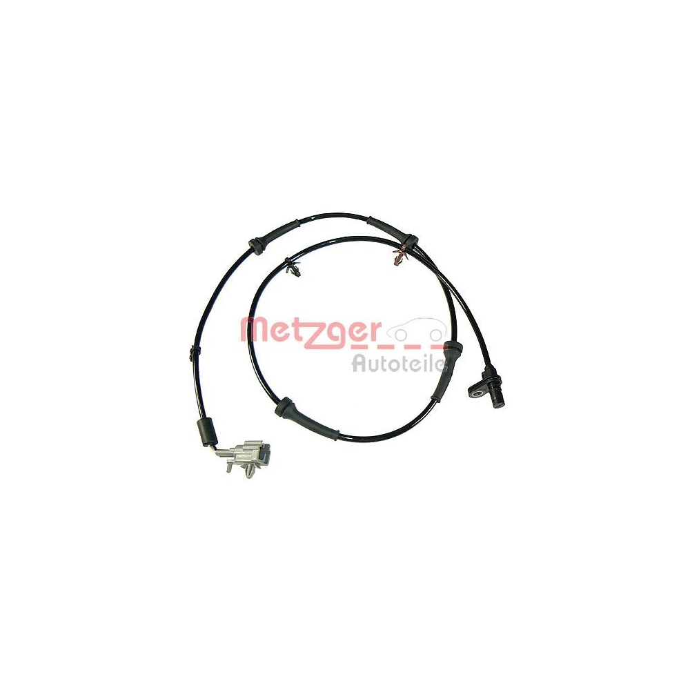 Sensor, Raddrehzahl METZGER 0900511 für NISSAN, Hinterachse