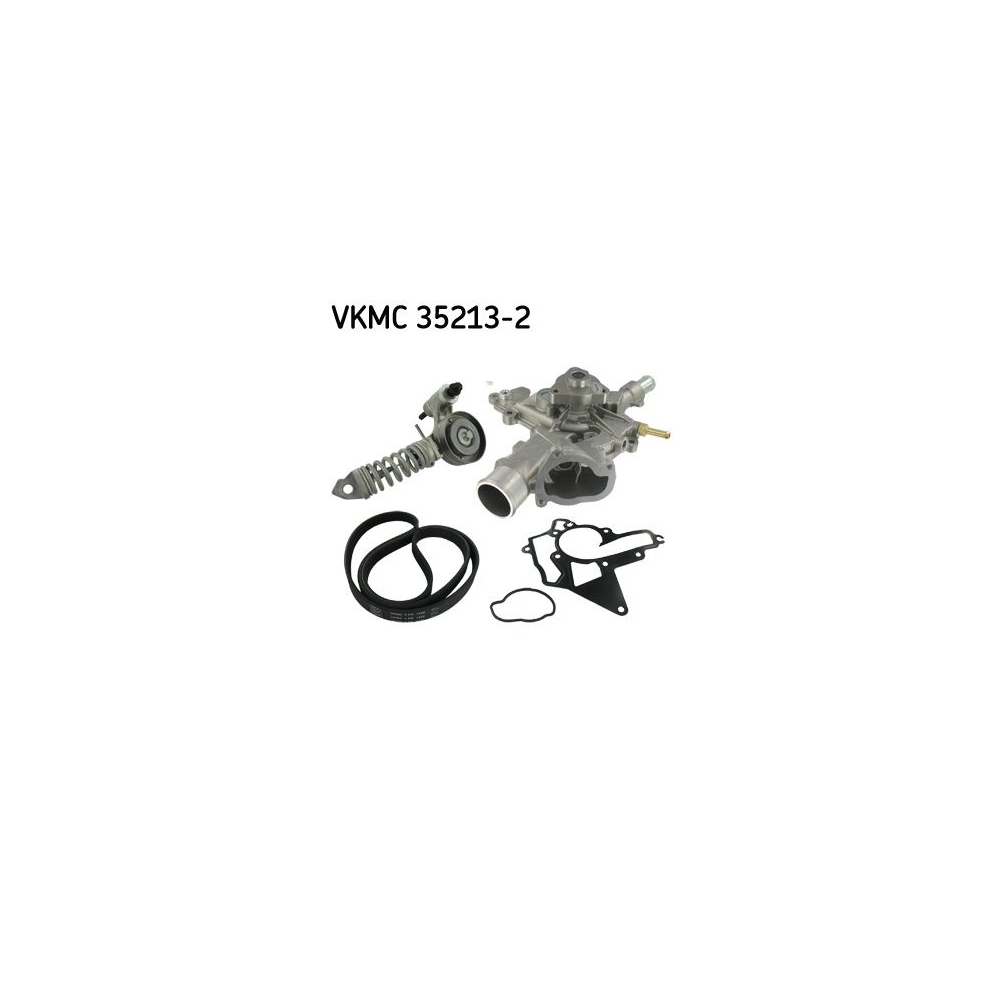 Wasserpumpe + Keilrippenriemensatz SKF VKMC 35213-2 für OPEL VAUXHALL CHEVROLET