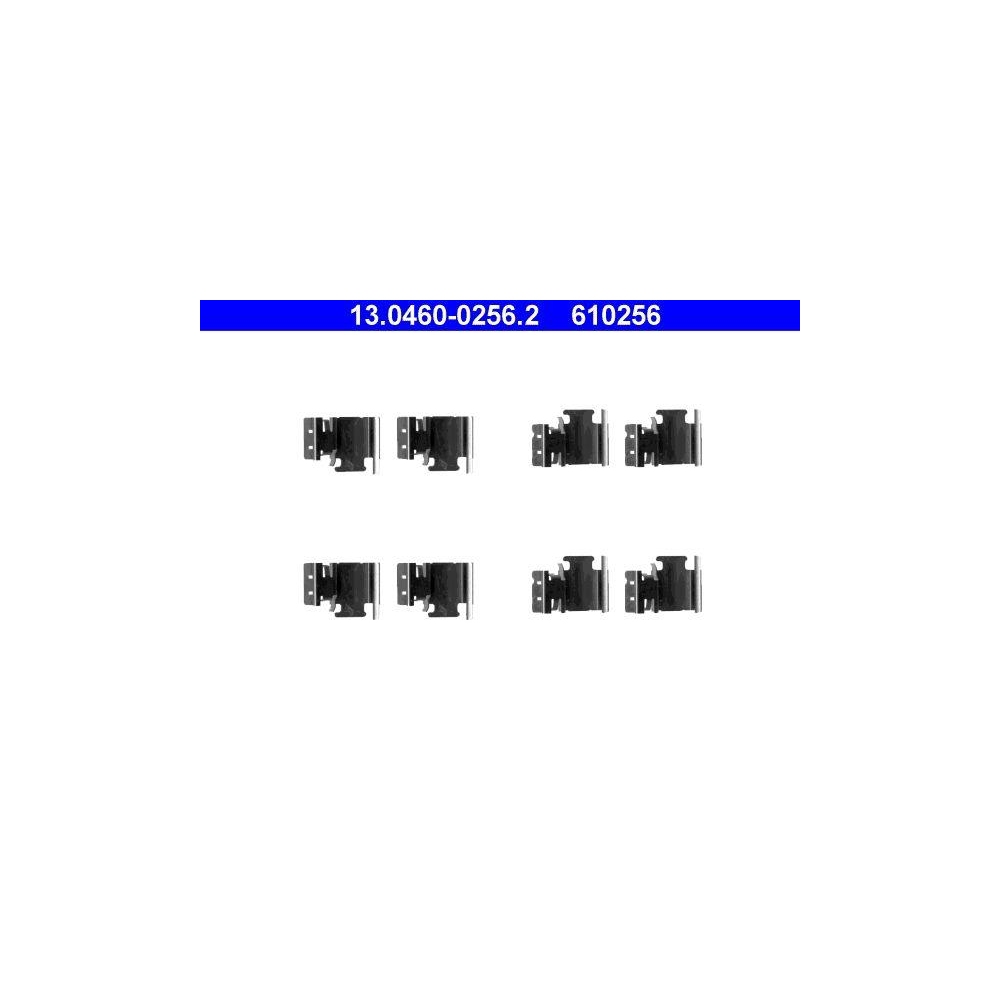 Zubehörsatz, Scheibenbremsbelag ATE 13.0460-0256.2 für FIAT, Hinterachse