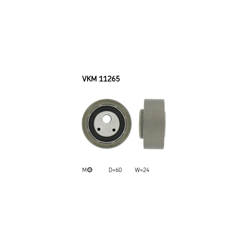 Spannrolle, Zahnriemen SKF VKM 11265 für AUDI VW, oben