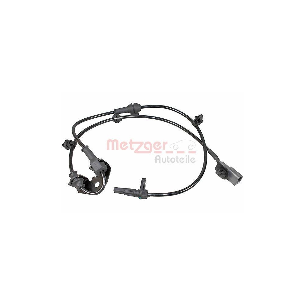 Sensor, Raddrehzahl METZGER 09001121 für SUZUKI, Vorderachse rechts